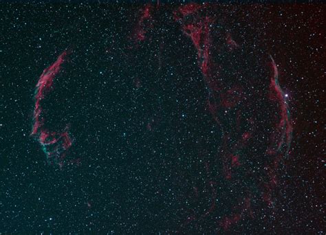 Veil Nebula C33 6992 C34 Ngc 6960 Sky And Telescope Sky And Telescope