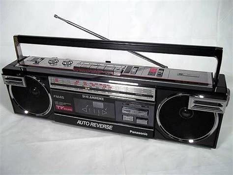 Sold Vintage 80s Panasonic Stereo Radio Cassette Recorder Home