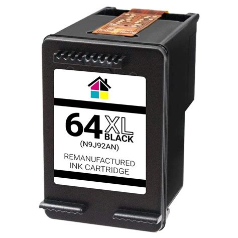 Hp 64xl N9j92an High Yield Black Remanufactured Ink Cartridge