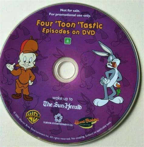 dvd four 4 toon tastic episodes scooby doo wacky races tom and jerry looney tunes 2 93 picclick