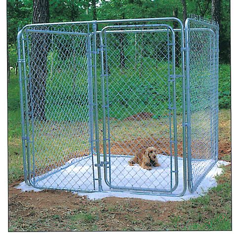 The chain link are made of high quality galvanized wire,it is easy to clean and have a long service life b. Chain Link Dog Kennel #ChainLink #Dog #Kennel #RomaFence ...