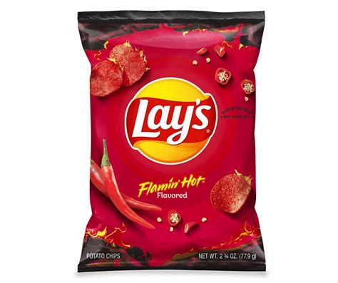 Lays Lays Potato Chips Flamin Hot Flavored 275 Oz Big Lots