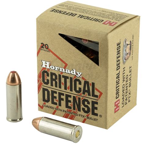 Hornady Critical Defense 45 Colt 185 Gr Ftx Omaha Outdoors