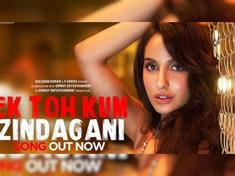 ek toh kum zindagani song out nora fatehi sizzling dance moves in marjaavaan another song