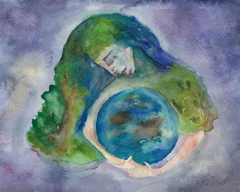 Love Your Mother Earth Painting By Katie Crommett Fine Art America