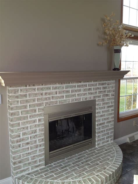That said, painting a brick fire place is not an easy undertaking, and once it's done, it can never be undone. Completed fireplace - painted over red brick | Brick ...