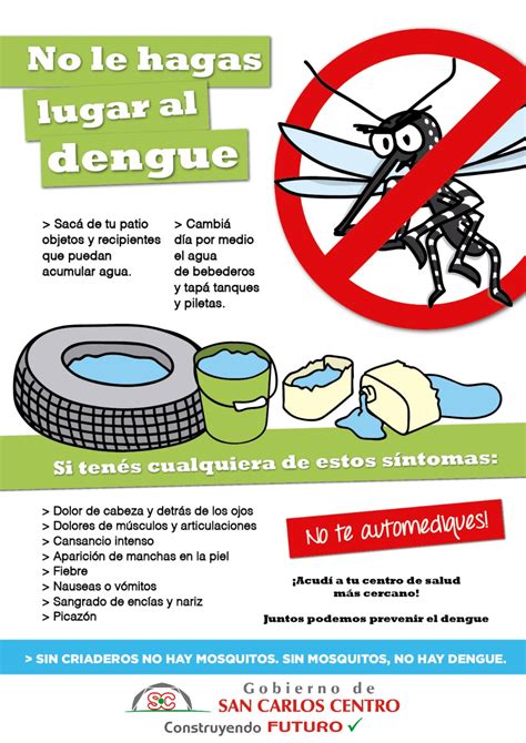 Medidas Preventivas Contra El Dengue Gobierno De San Carlos Centro