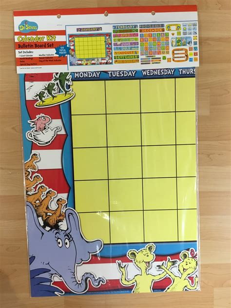 Dr Seuss Calendar Bb Set School Spot