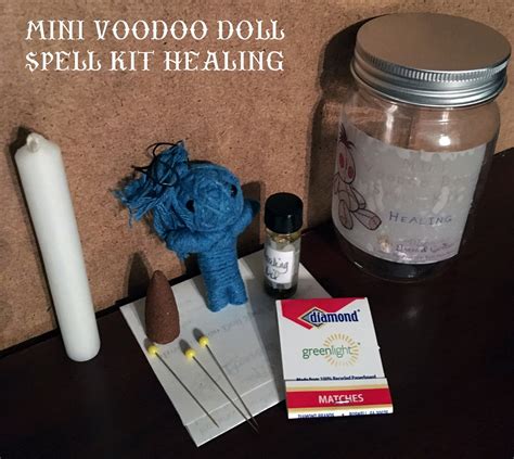 Mini Voodoo Doll Spell Kit Healing Etsy