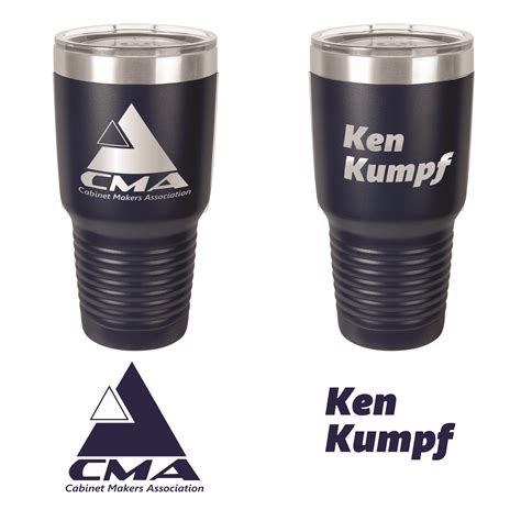 Cabinet Makers Of America Cma Laser Engraved Drinkware Sparkle Gear