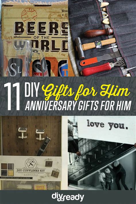 Whether it's an anniversary gift, an engagement gift or something to celebrate his birthday, graduation or new job, you'll always find the best gifts for. Anniversary Gifts for Him| DIY Projects