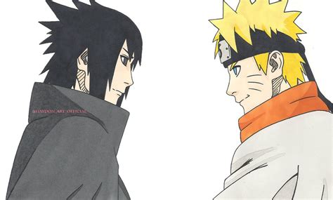 Sasuke Uchiha And Naruto Uzumaki By Ocraxhaydon On Deviantart