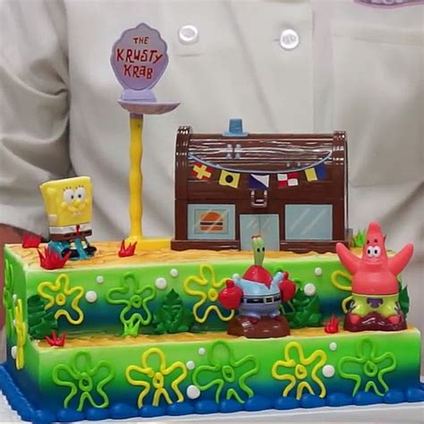 How To Decorate Spongebob Squarepants Krusty Krab Signature Cake