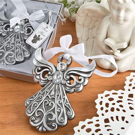 75 Silver Angel Ornament Wedding Christening Christmas