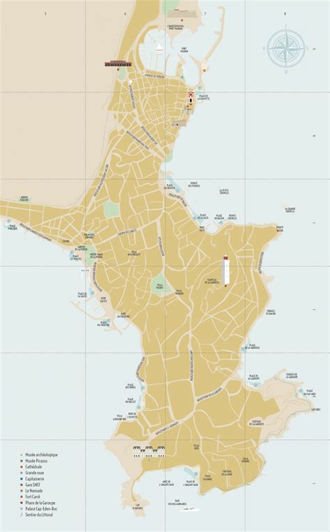 Maps Of Antibes Best Map Of Antibes And Cap Dantibes Antibes Rental