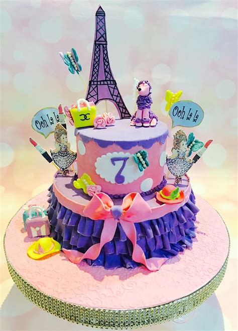 Fancy Nancy Cake Decorated Cake By Aakanksha Cakesdecor