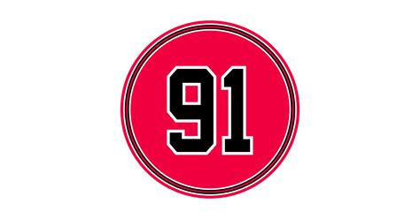 Dennis Rodman Number 91 Jersey Chicago Bulls Inspired - Chicago Bulls ...