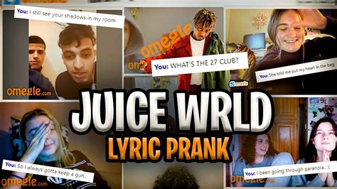 Juice Wrld Lyric Prank On Omegle Crazy Reactions Youtube