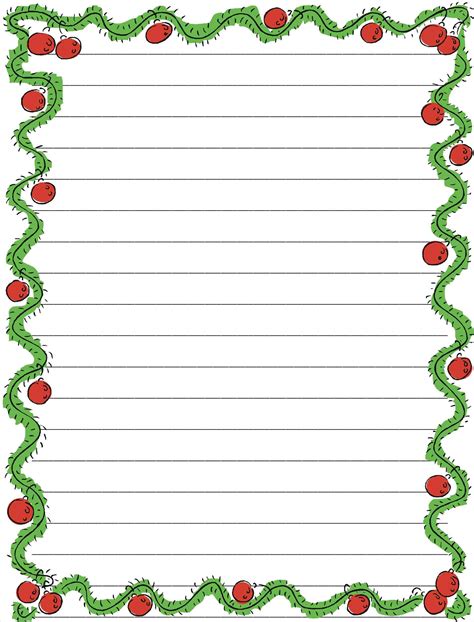 Popcorn Border Writing Paper Free Download On Clipartmag