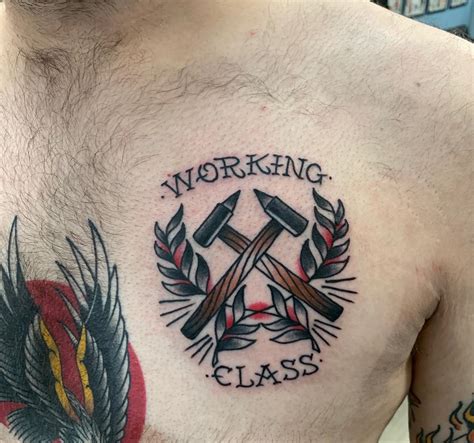 Working Class Done By Shedwolf New Mind Tattoo Huddersfield Uk R