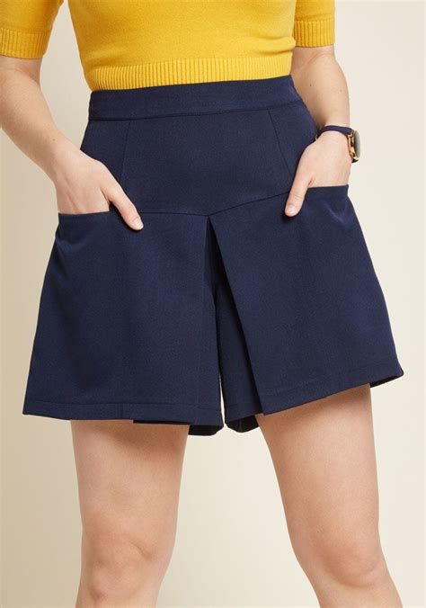 Modcloth Banned Rock What You Got High Waisted Skort