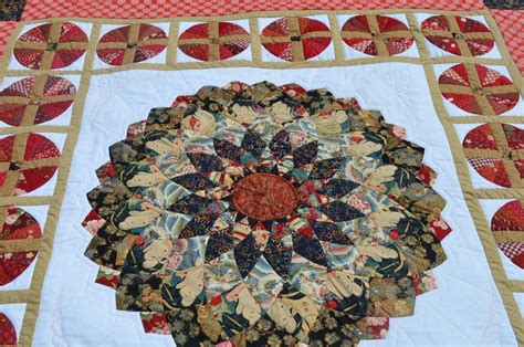 Giant Dahlia Quilt Design Templates Quilts Asian Fabric Quilting