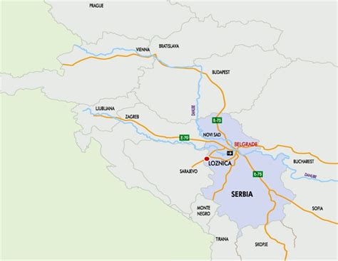 Loznica Srbija Mapa Superjoden
