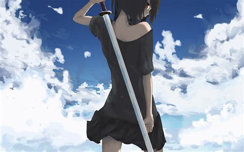 Anime sword wallpapers top free anime sword backgrounds. anime, Anime Girls, Sword Wallpapers HD / Desktop and ...