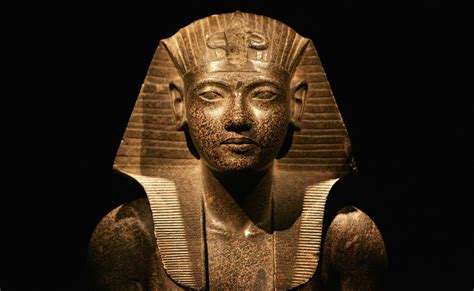 Granite Statue Of Tutankhamun At The Tutankhamun And The Golden Age Of