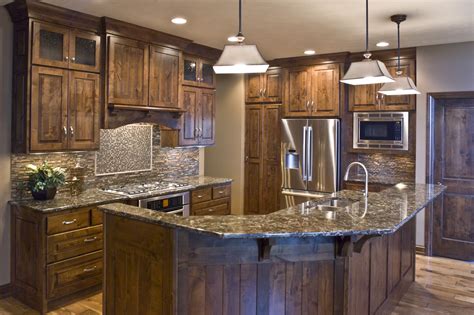 Kitchen Cabinets Knotty Alder Stylish And Durable Solutions Kitchen