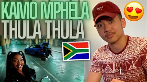 Kamo Mphela — Thula Thula Amapiano Now 🇿🇦💃 American Reaction South