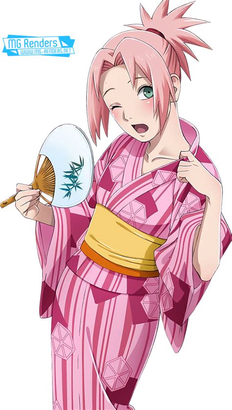 Naruto Haruno Sakura Render 3 Anime Png Image Without Background