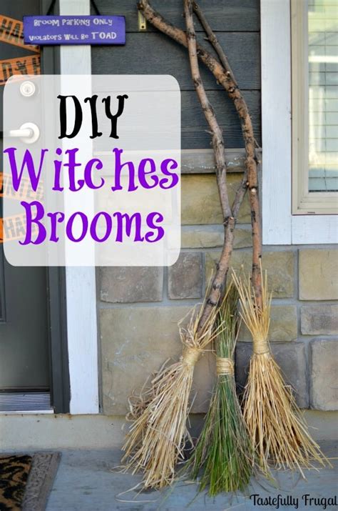 Diy Witches Brooms Tastefully Frugal