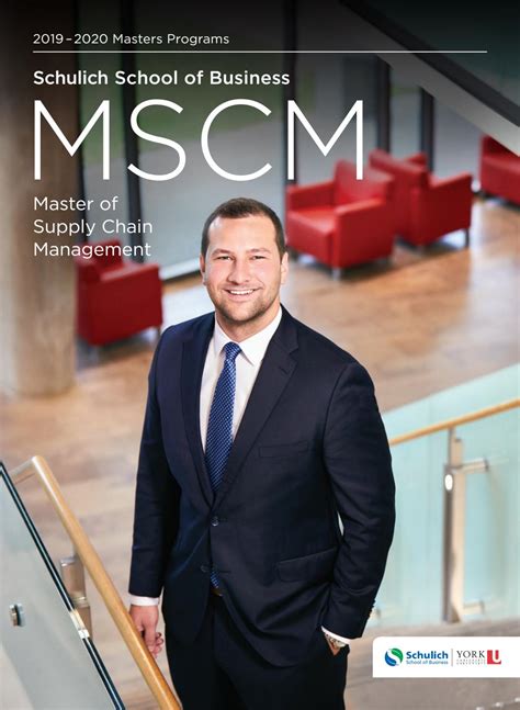 Master Of Supply Chain Management Mscm Viewbook 2019 By Schulich