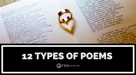 12 Types Of Poems How To Recognize Them And Write Your Own Tck