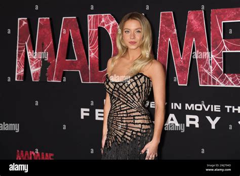 Sydney Sweeney The World Premiere Of Madame Web Held At The Regency Village Theatre