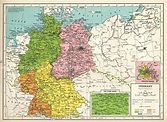 Alte Karte Deutschland 1940 - DEUTSCHLANDGER DTY