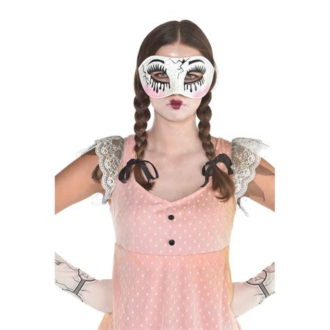 Creepy Doll Mask Gotcha Covered Party Supplies