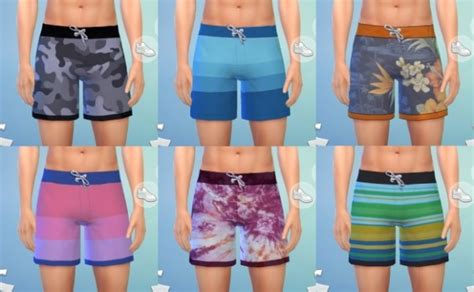Swim Trunks By Pinkleafsims At Mod The Sims Sims 4 Updates