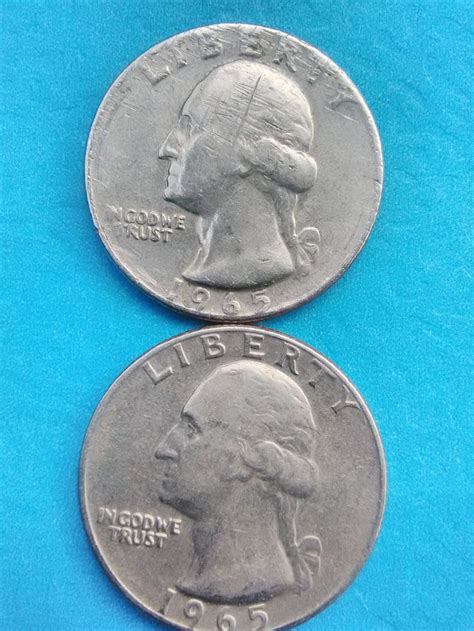 Super Rare 1965 Quarter Error Etsy Rare Coin Values Rare Coins