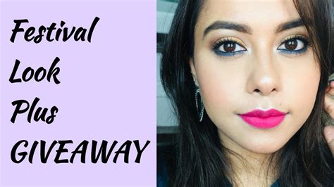 Festive Makeup Look Giveaway Closed Youtube