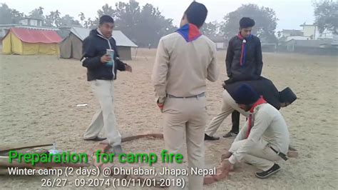 Nepal Scout Winter Camp With Amit Rai Youtube