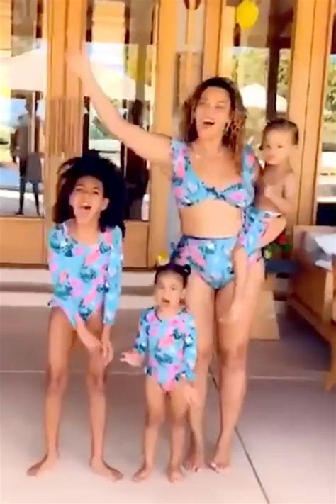Blue ivy is helping mom beyoncé with new twins: Beyonce shares rare family photo featuring Jay Z, Blue Ivy ...