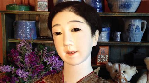 Antique Gofun Japanese Iki Ningyo Living Doll Mannequin Roscoe