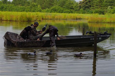 Rescue Steps For Duck Hunting Jon Boat Aluminum Skiff Marine