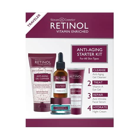 Retinol Vitamin Enriched Anti Aging Starter Kit Skin Confidence