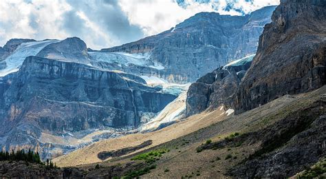 The Stanley Glacier In Kootenay National Park Photograph By Helen