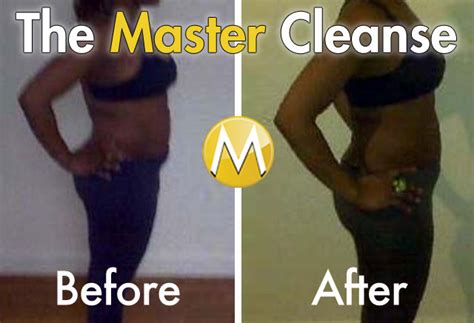 Master Cleanse Before And After