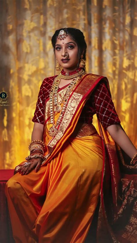 maharashtrian bridal look nauvari saree trending bridal looks sonam hirey indian bride