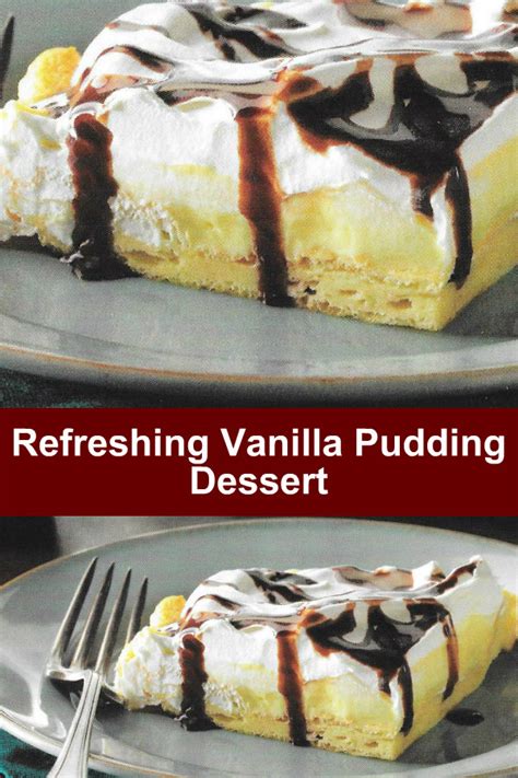 Vanilla pudding, chocolate pudding, rice pudding, you name it, i'll eat it. Refreshing Vanilla Pudding Dessert - My Honeys Place | Recipe | Desserts, Easter desserts ...